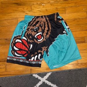 NBA Hardwood Classics Memphis Grizzles Shorts Teal